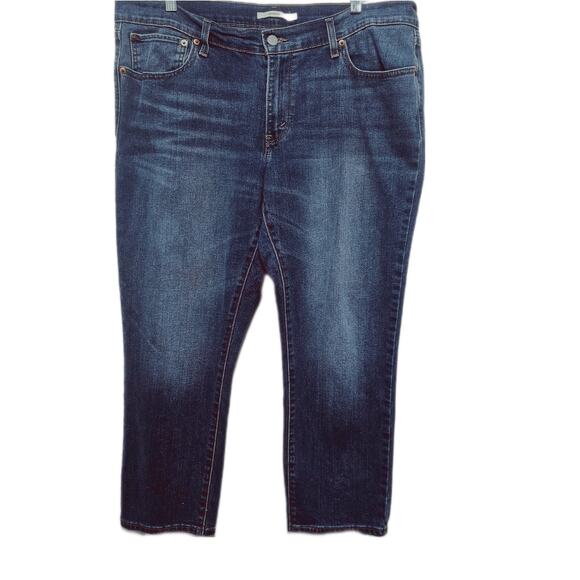 Levis Boyfriend Jeans Women's 33 High Waisted Baggy Look Loose Relaxed Fit 90s - Picture 1 of 12